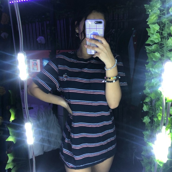 Navy Striped Tee - Picture 1 of 3